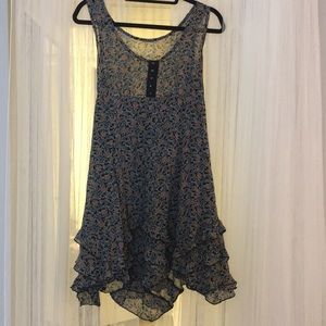 Multi tiered ruffle dress